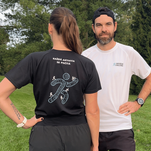 Športové tričko - čierne