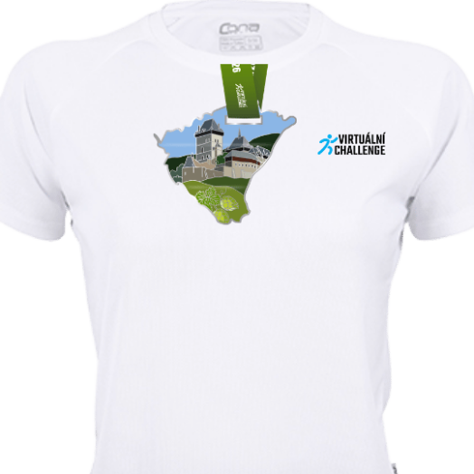 Medaila + tričko - biele